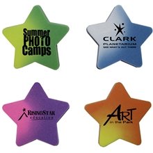 a group of mood(tm) die cut eraser - star