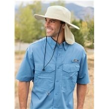 a group of port authority(r) outdoor wide - brim hat