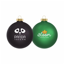 aerial view a group of 3 traditional glass ornaments, image 1 of 5