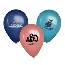 aerial view a group of 11 usa fashion opaque latex balloons, image 1 of 2