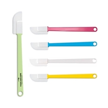 aerial view a group of spatula with convenient hanging hole, image 1 of 2