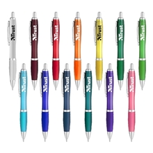 a group of curvaceous curvy gel ink click pen