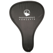 aerial view a black foldable cyclone hand fan, image 1 of 2