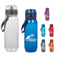 a group of trekker tritan sport water bottle - 28 oz