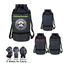 a group of adventure duffle bag