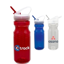a group of 24 oz polyclear fruit fusion water bottle