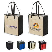 a group of insulated shopping tote bag