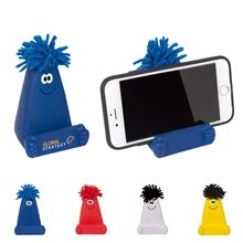 aerial view a group of moptoppers stress reliever phone holder, image 1 of 2