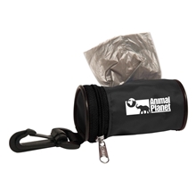 aerial view a black pick it up pet bag dispenser, image 1 of 2