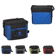 aerial view a group of 600d polyester porter lunch bag, image 1 of 2