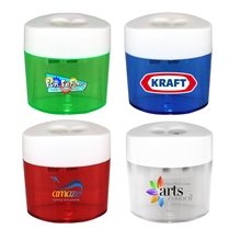 a group of dual pencil sharpener, full color digital