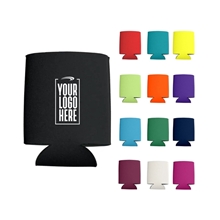 aerial view a group of kan tastic foam pocket coolie with multi color choices, image 1 of 2