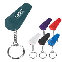 a group of whistle flashlight keychain