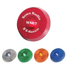 a group of flashing round light with clip