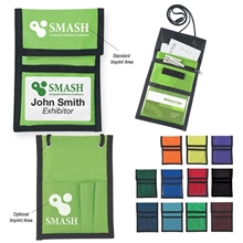 a group of nylon neck wallet