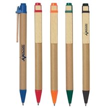 a group of eco friendly inspired click ballpoint pen - promotional pens