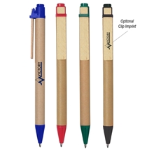 a group of eco friendly inspired click ballpoint pen - promotional pens