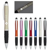 a group of stylus twist pen metallic