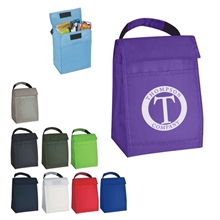 a group of 210d polyester budget lunch bag