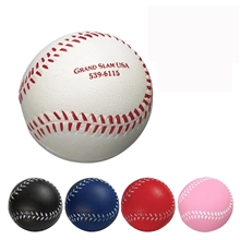 a group of baseball shape stress reliever