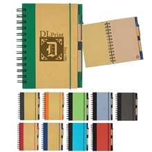 a group of mini spiral notebook