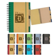 aerial view a group of mini spiral notebook, image 1 of 2