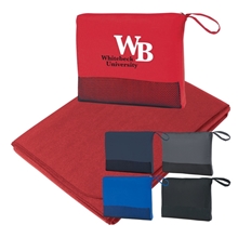 a group of 100 polyester travel blanket