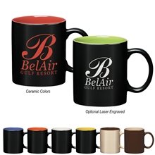a group of 11 oz ceramic aztec mug