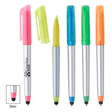 a group of trilogy highlighter stylus pen