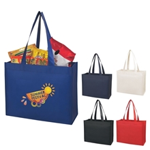 a group of matte laminated non - woven shopper tote bag