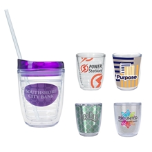 aerial view a group of tritan(tm)12 oz double wall tumbler, image 1 of 2