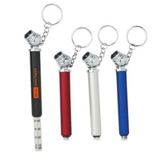 a group of mini tire gauge key chain