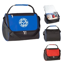 a group of triangle cooler lunch bag
