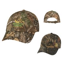 a group of realtree(r) and mossy oak(r) hunters hideaway camouflage cap