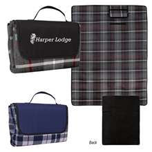 a group of aws highlander roll - up picnic blanket
