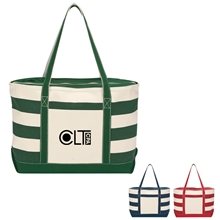 a group of cotton canvas nautical tote bag