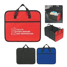a group of non - woven trunk organizer