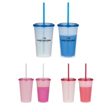 a group of 16 oz econo color changing tumbler
