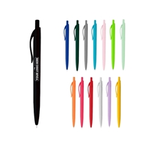 aerial view a group of sleek write rubberized alvin soft touch gel pen, image 1 of 7