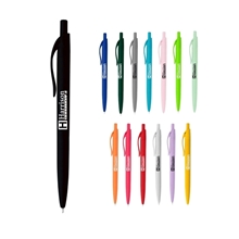 aerial view a group of sleek write rubberized rabs pen, image 1 of 6
