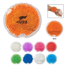 a group of reusable small round gel beads hot / cold pack