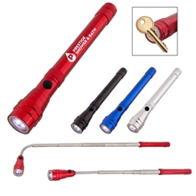 a group of telescopic aluminum flashlight with magnet