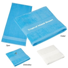 a group of 100 cotton beach towel