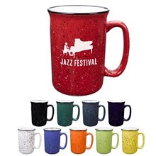 a group of 14 oz tall campfire mug