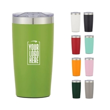 aerial view a group of 20 oz two - tone himalayan recycled tumbler, image 1 of 3