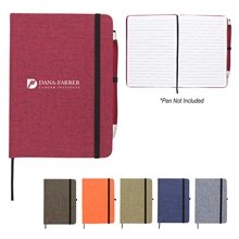 a group of heathered canvas journal