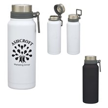 a group of 40 oz easton stainless steel growler