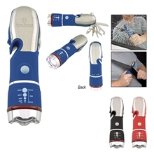 a group of emergency cob flashlight multi - tool