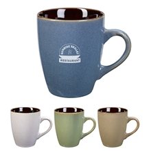 a group of 12 oz artisan ceramic mug