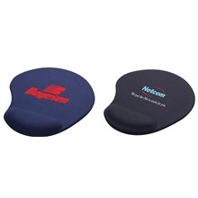 a group of solid jersey gel mouse pad / wrist rest